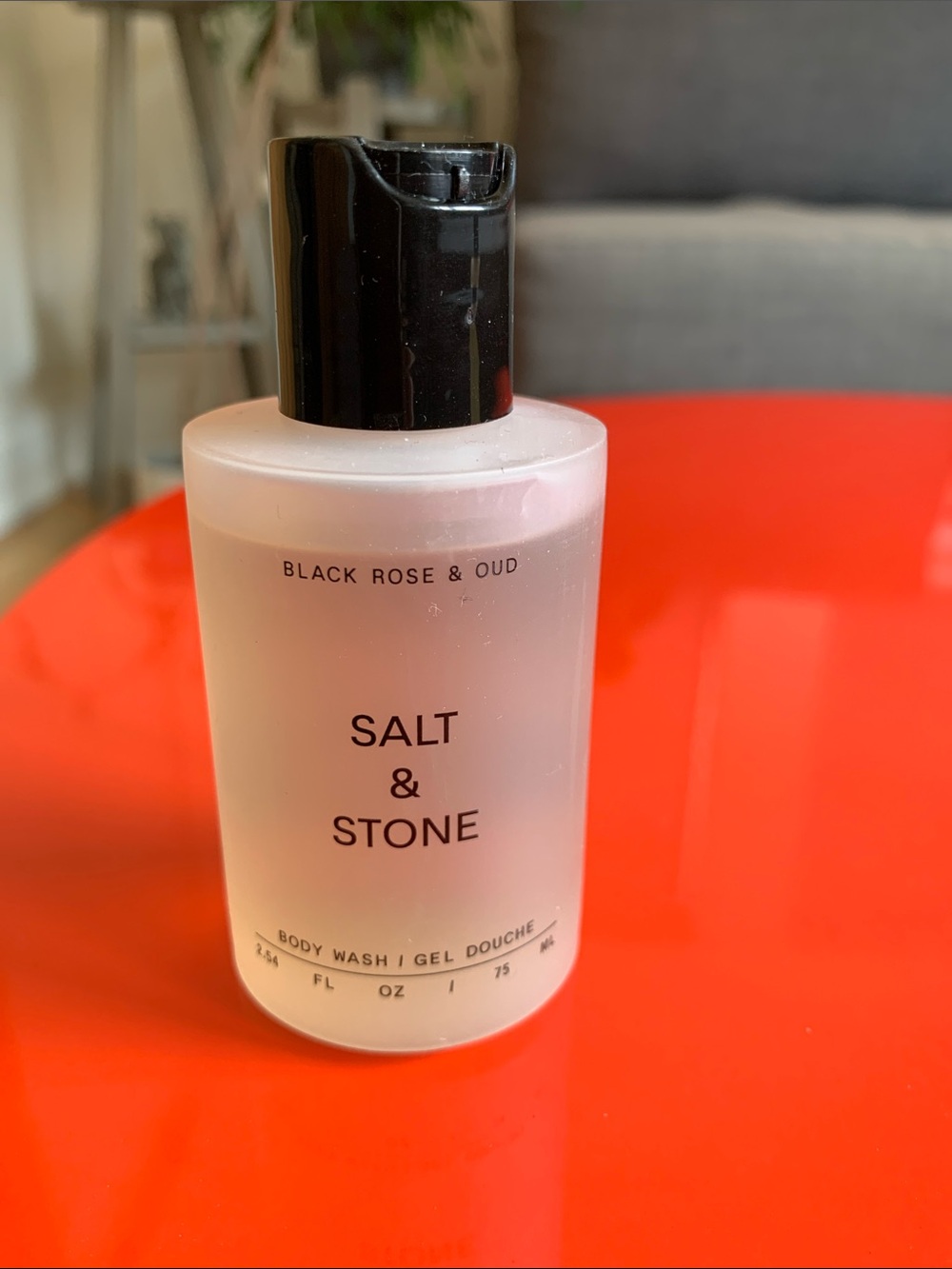 Salt & Stone Black Rose & Oud Body Wash - White